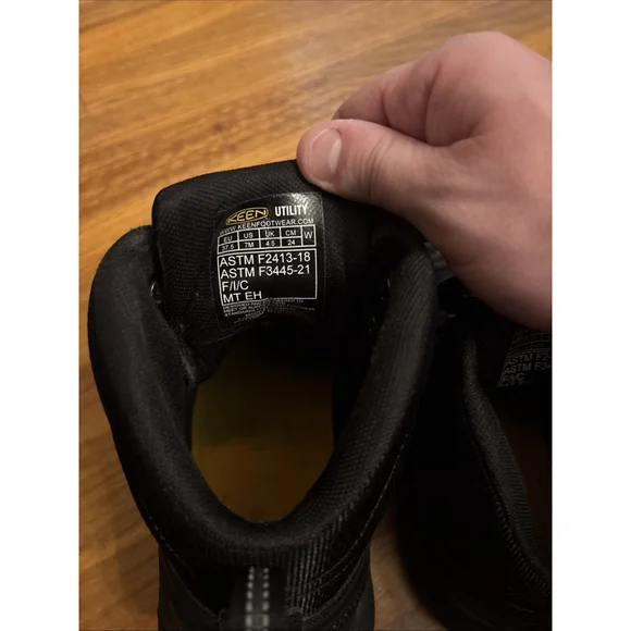 EUC Women's KEEN Utility Composite Toe Metal Free Metguard Mid Work Shoe 1027109 - Picture 8 of 10